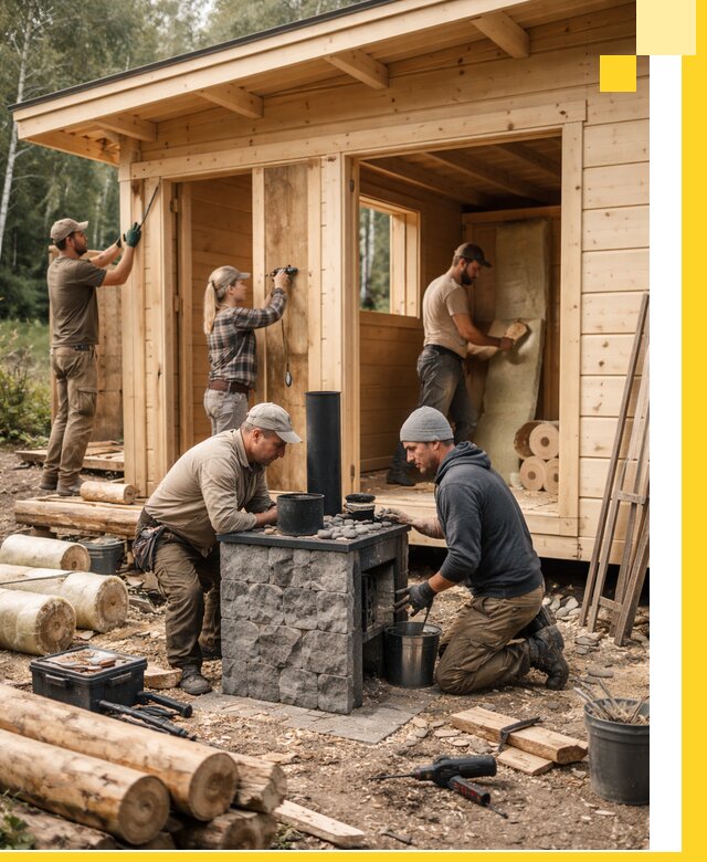 Купить баню под ключ в Мичуринске строительство монтаж отделка