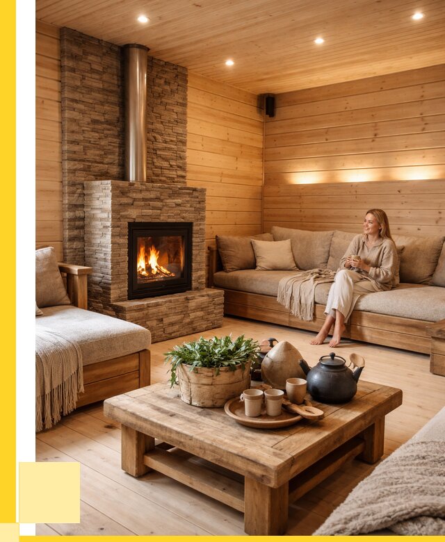 Проект бани с комнатой отдыха в Мичуринске от 36239 р. | ЭриданМчр