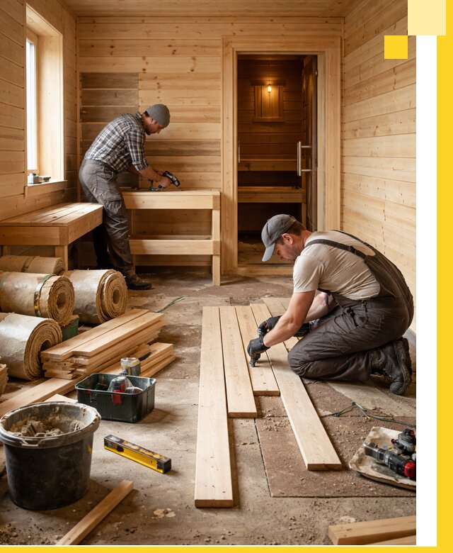 Индивидуальный проект бани с комнатой отдыха под ключ в Мичуринске