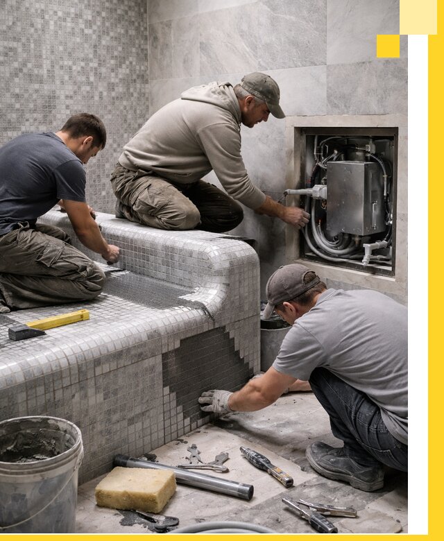 Проекты хамамов под ключ в Мичуринске и дизайн и строительство