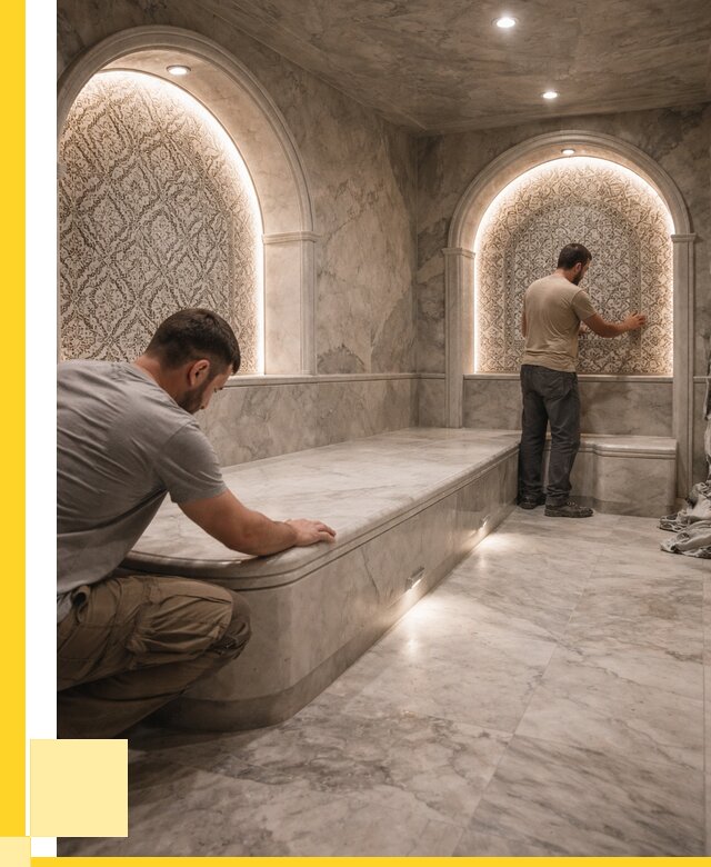 Турецкие бани под ключ в Мичуринске от 258850 р. | ЭриданМчр