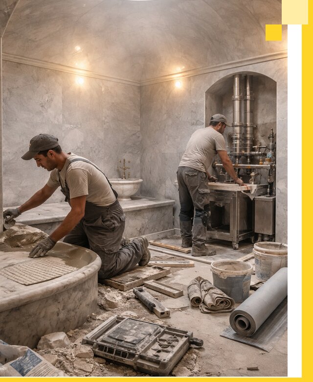 Строительство турецких бань хаммам под ключ в Мичуринске