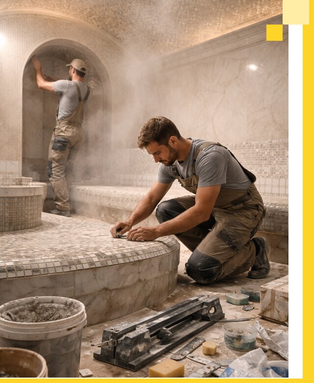 Профессиональный дизайн хамама и SPA под ключ в Мичуринске