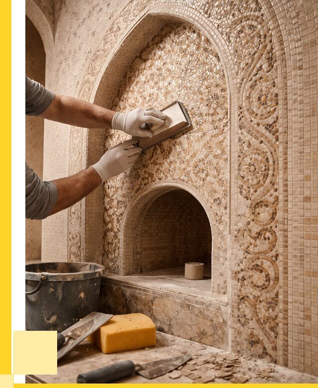 Мозаика для хамама в Мичуринске под ключ от 5177 р. | ЭриданМчр