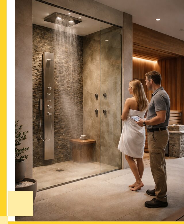 Купить душ впечатлений для дома в Мичуринске от 88009 р. | ЭриданМчр